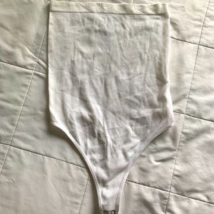 Ribbed Strapless Bodysuit